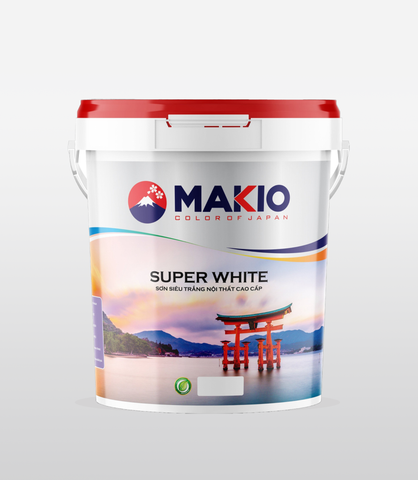Sơn siêu trắng nội thất cao cấp – SUPER WHITE-MAKIO