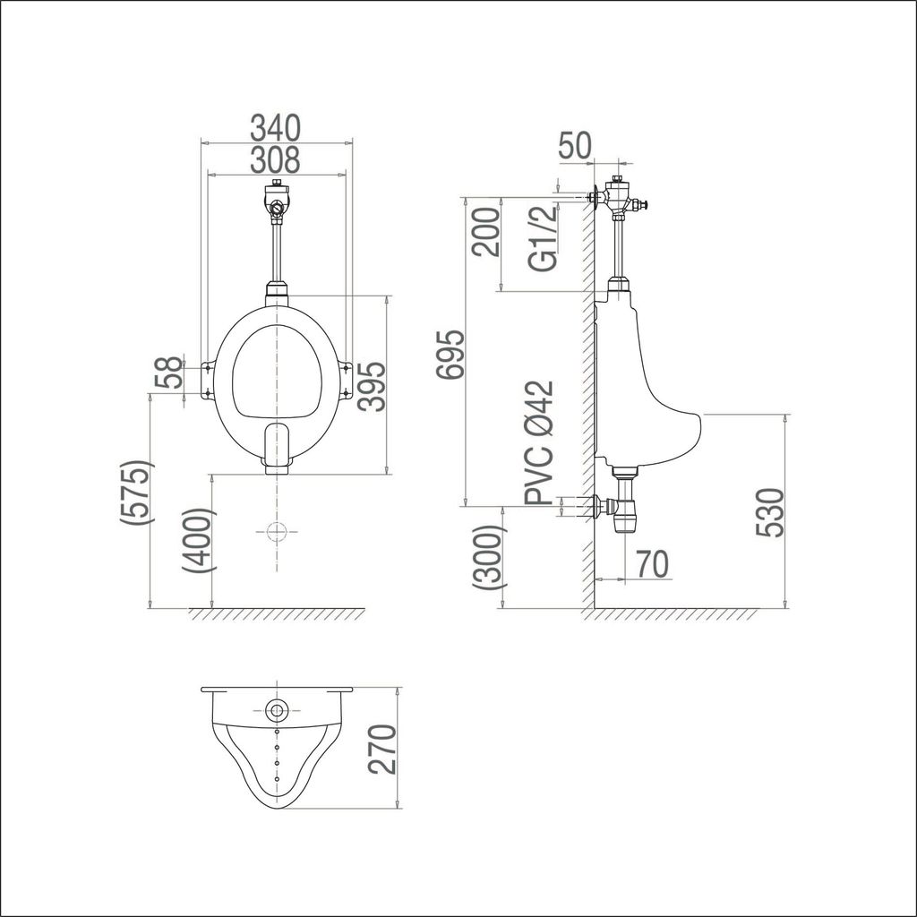 Tiểu Nam Treo Tường Viglacera TT1