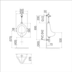 Tiểu Nam Treo Tường Viglacera TT1