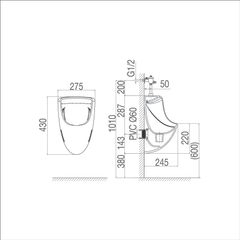 Tiểu Nam Treo Tường Viglacera TT3