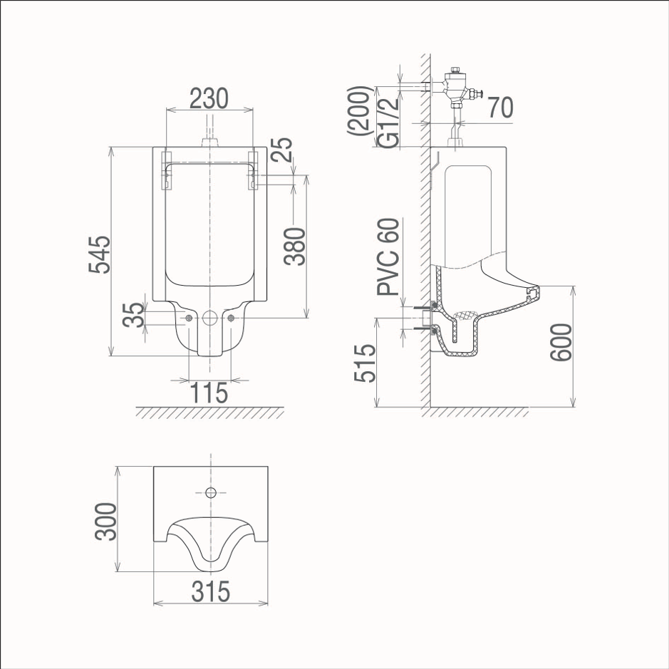 Tiểu Nam Treo Tường Viglacera TT5