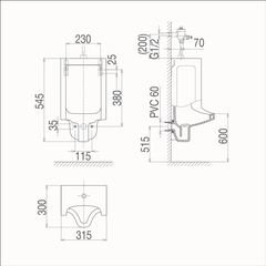 Tiểu Nam Treo Tường Viglacera TT5
