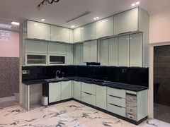 TỦ BẾP NHÔM KÍNH