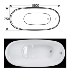 Bồn Tắm Việt Mỹ VM.1575