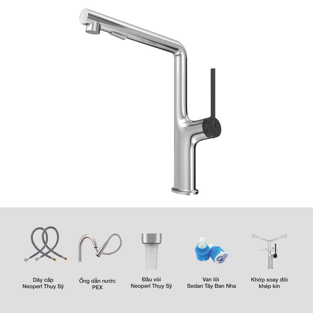 Vòi Rửa Bát Kluger KLF0001C