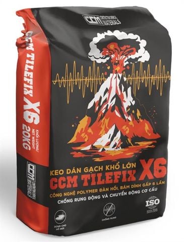 Keo Dán Gạch - CCM TILEFIX X6 - Keo Cho Gạch Khổ Lớn, Gạch Chồng Gạch.