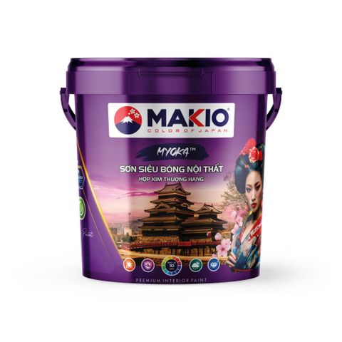 Sơn Siêu Bóng Nội Thất Thượng Hạng-MAKIO MYOKA