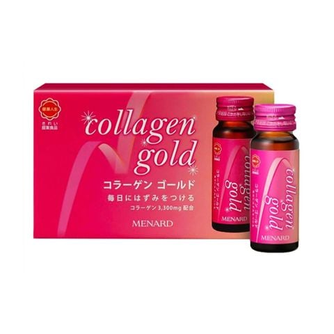 Nước uống bổ sung Collagen Gold nội sinh Menard 10pcs