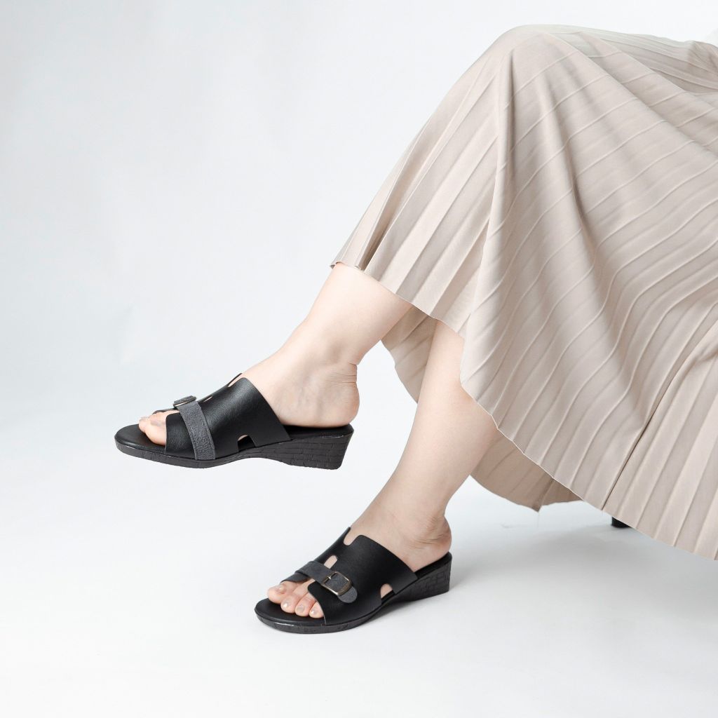 Dép đế xuồng phối belt 4,5cm Kosu 1681