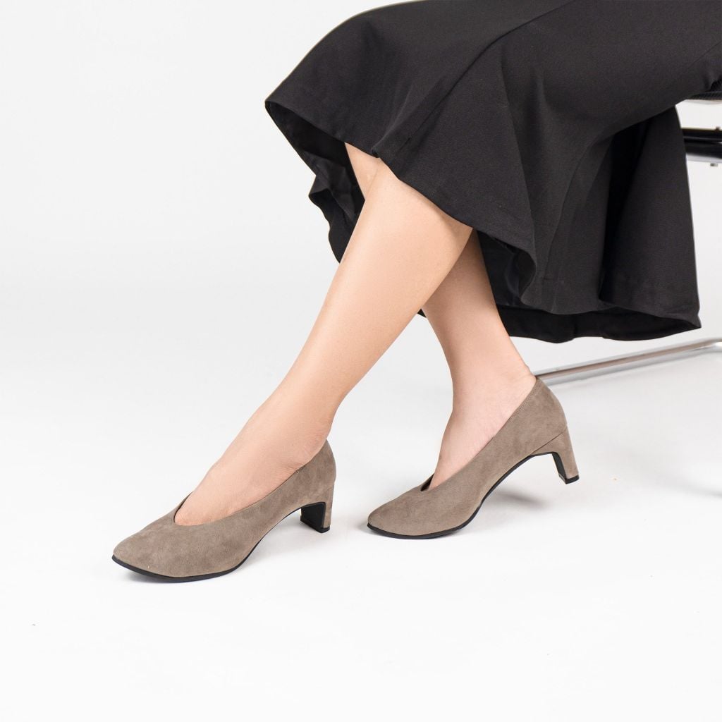 Giày cao gót da lộn 5,5cm Kosu K-25502