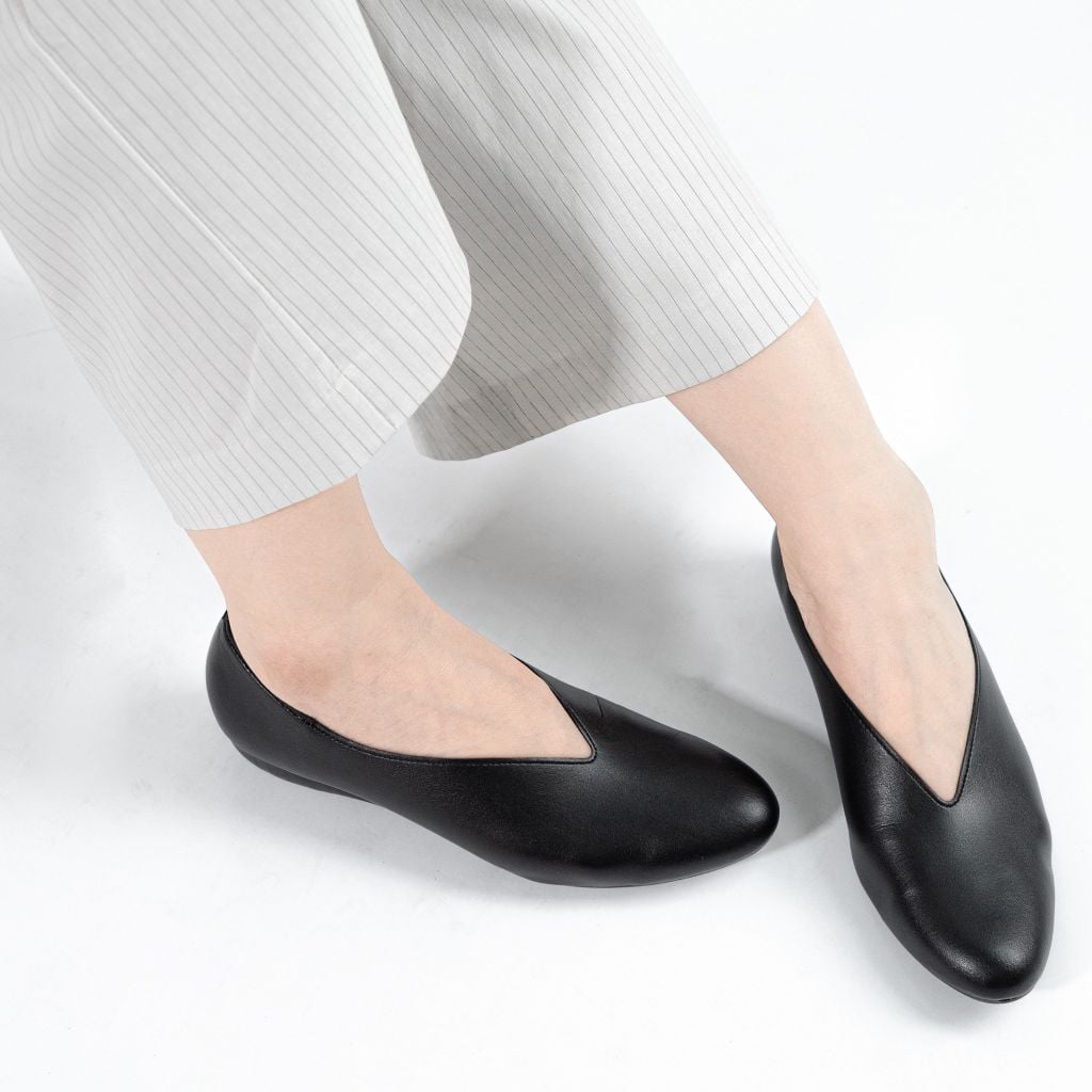 Giày da đế bệt V-cut Kosu KS-23115