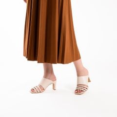 Dép cao gót đế vuông 7cm Kosu K-25018