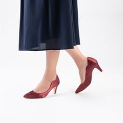 Giày cao gót satin Yuri 7,5cm Kosu K-25110