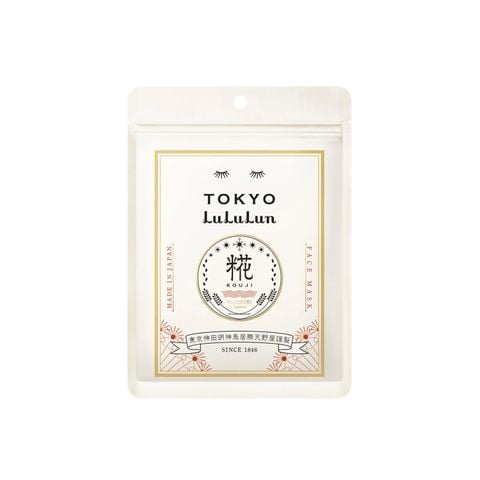 Mặt nạ dưỡng ẩm và sáng da Tokyo Koji Lululun 7 miếng