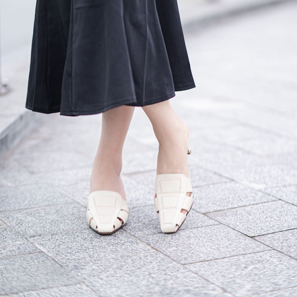 Dép cao gót 5cm Loafer Kosu 23010