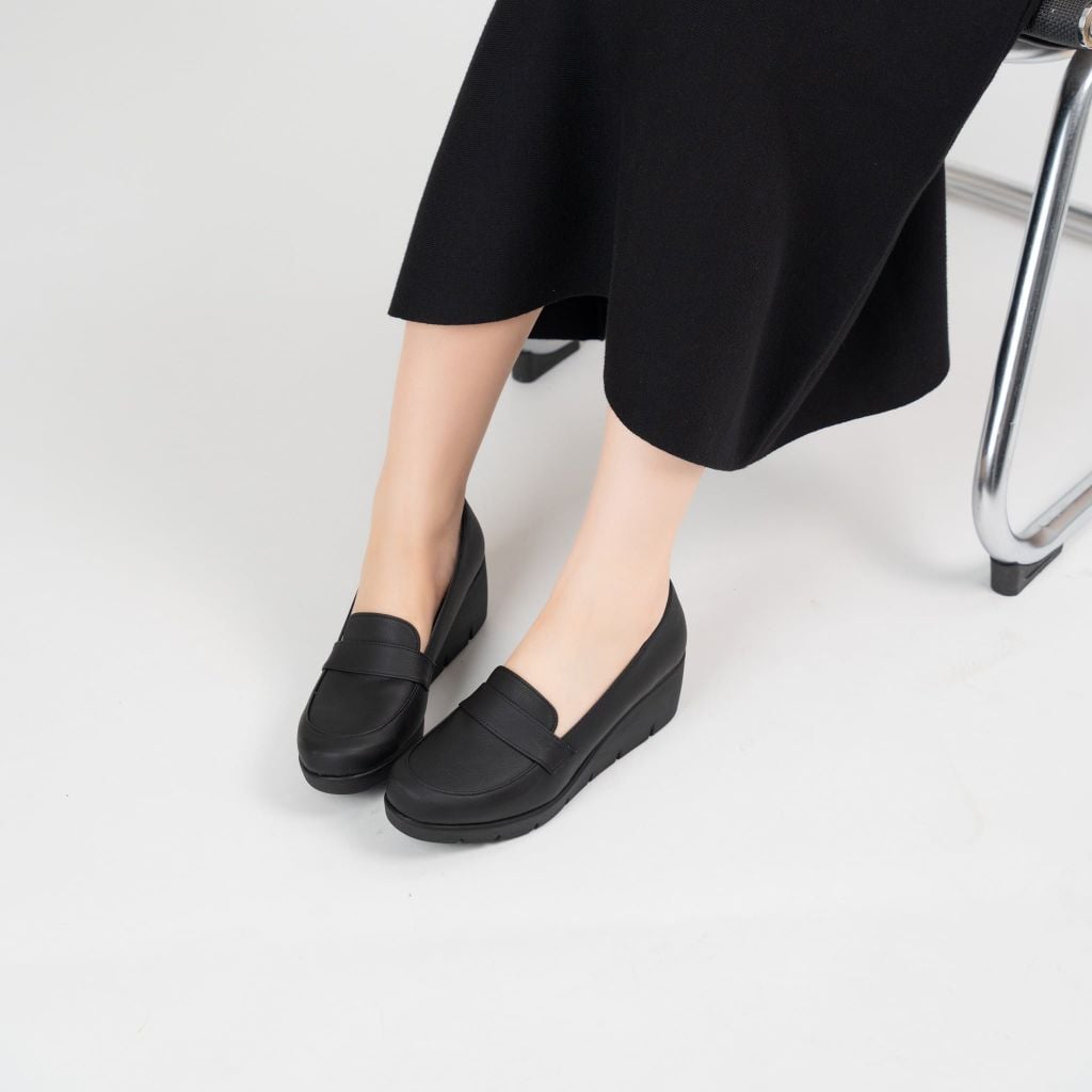 Giày da nữ Loafer 5,5cm Kosu K-25613