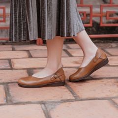 Giày da nữ 2,5cm 2way Kosu K-23131