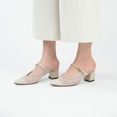 Giày cao gót phối ren 5,5cm Kosu K-24461