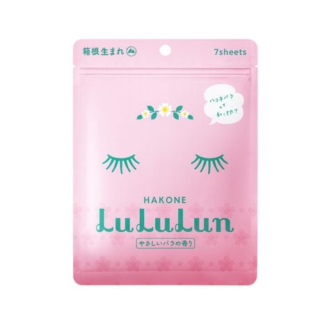 Mặt nạ cấp ẩm và căng mịn Hakone Rose Lululun 7 miếng