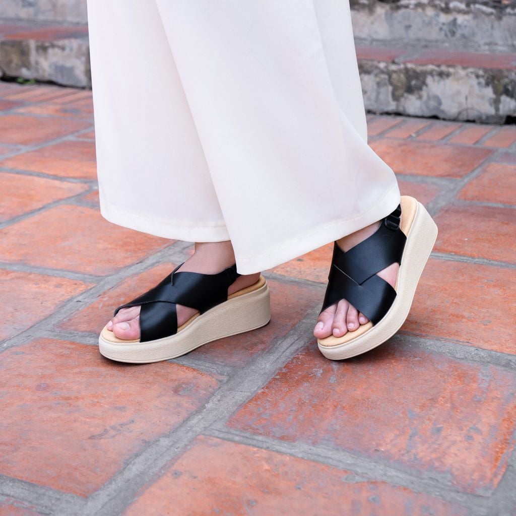 Sandal đế xuồng 5,5cm Cushii Kosu K-24223