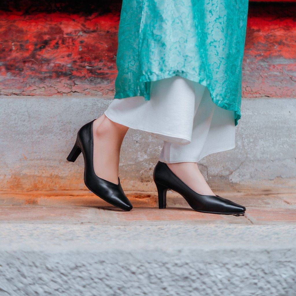 Giày da nữ cao gót 7cm Kosu K-23620