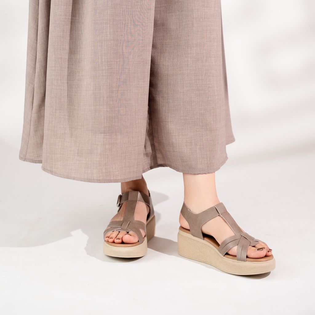 Sandal đế xuồng T-Strap 5,5cm Kosu K-25235