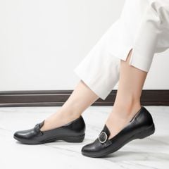 Giày da nữ 2,5cm phối Belt Kosu 302