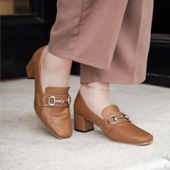 Giày da mũi vuông 5cm Loafer Kosu 2016