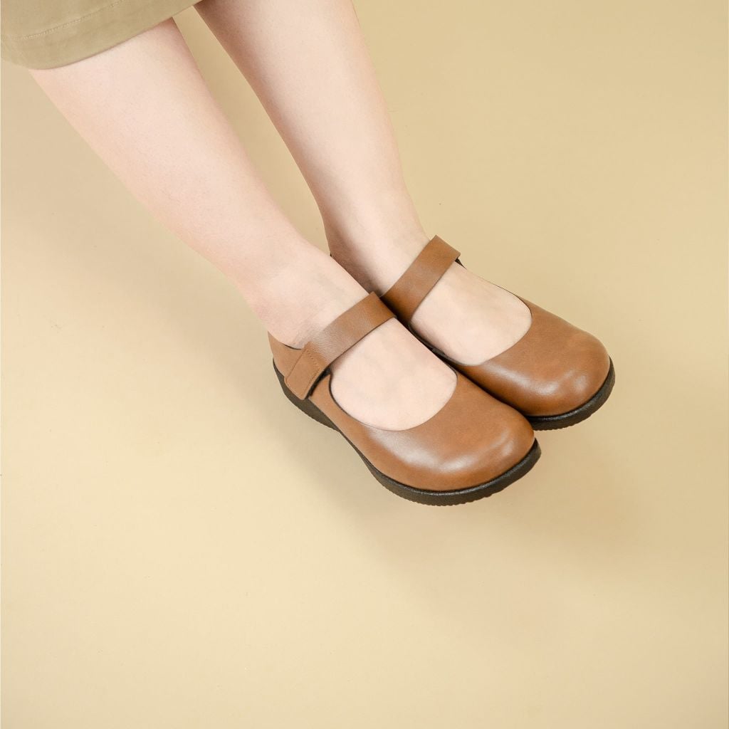 Giày da nữ 2,5cm Ankle Strap Kosu KS-23132