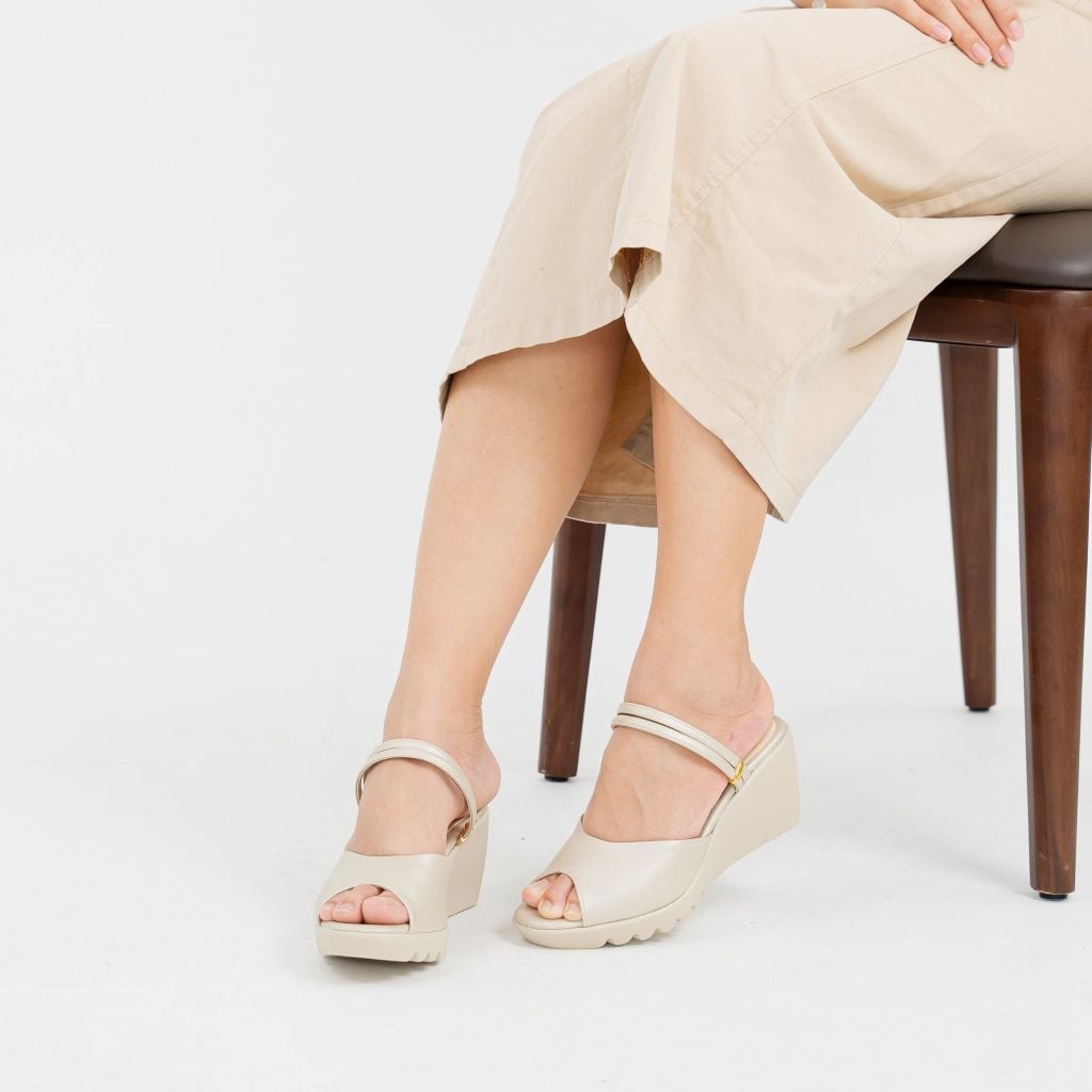 Sandal đế xuồng 2way Rena 7,5cm Kosu K-26318