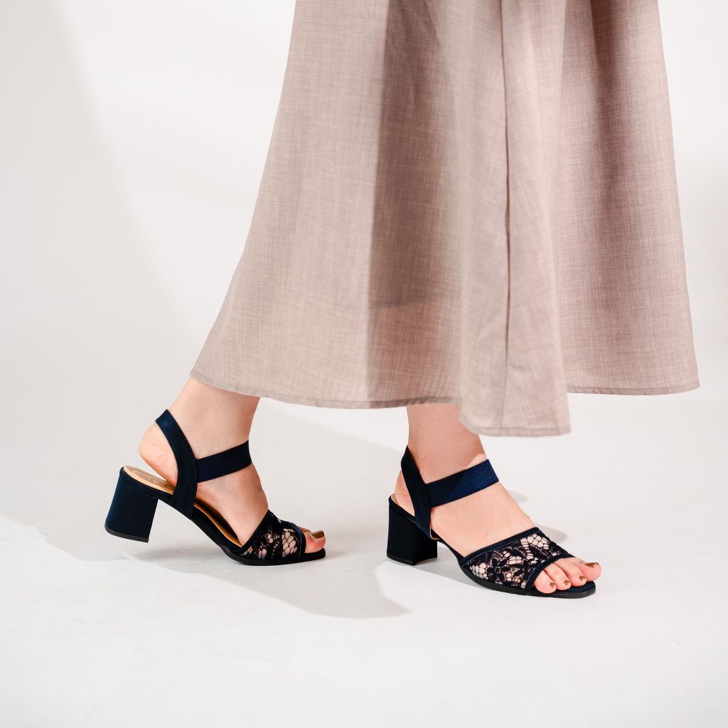 Sandal cao gót ankle strap 5,5cm Kosu K-25090