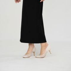 Giày cao gót mũi nhọn ren Saki 7cm Kosu K-2620S
