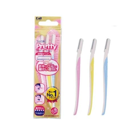 Set 3 dao cạo lông mày KAI