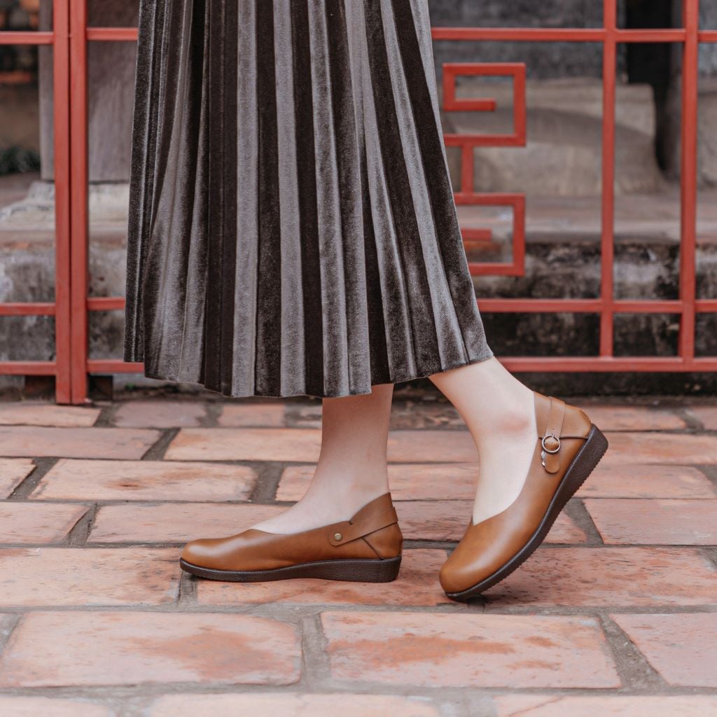 Giày da nữ 2,5cm 2way Kosu K-23131