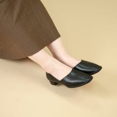 Giày đế bệt d'Orsay snakeskin Kosu K-23160