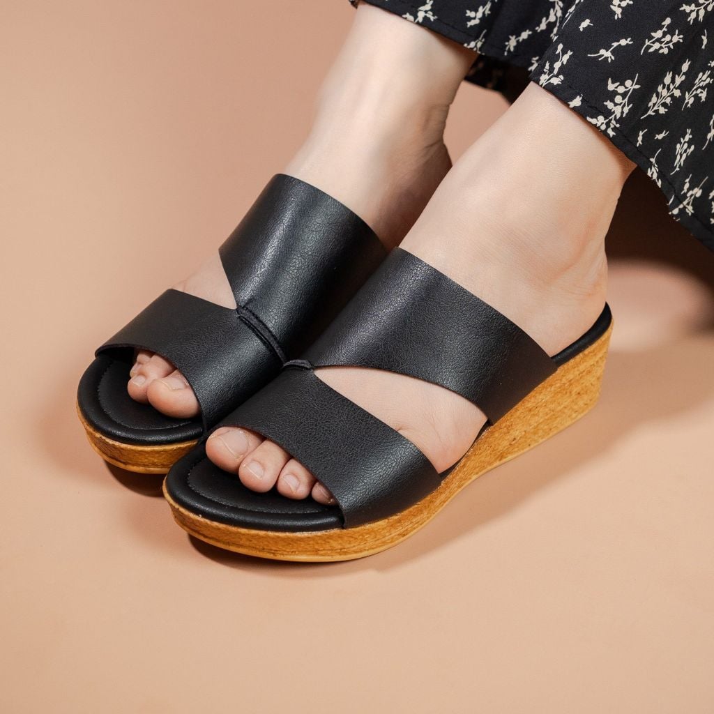 Dép nữ đế xuồng 5cm Milky Milky 5393