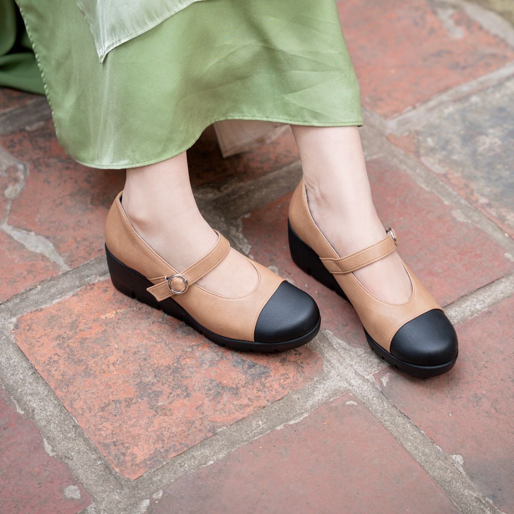 Giày da nữ Mary Jane 5,5cm Kosu K-24009