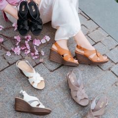 Sandal đế xuồng 8cm Kosu K-23003