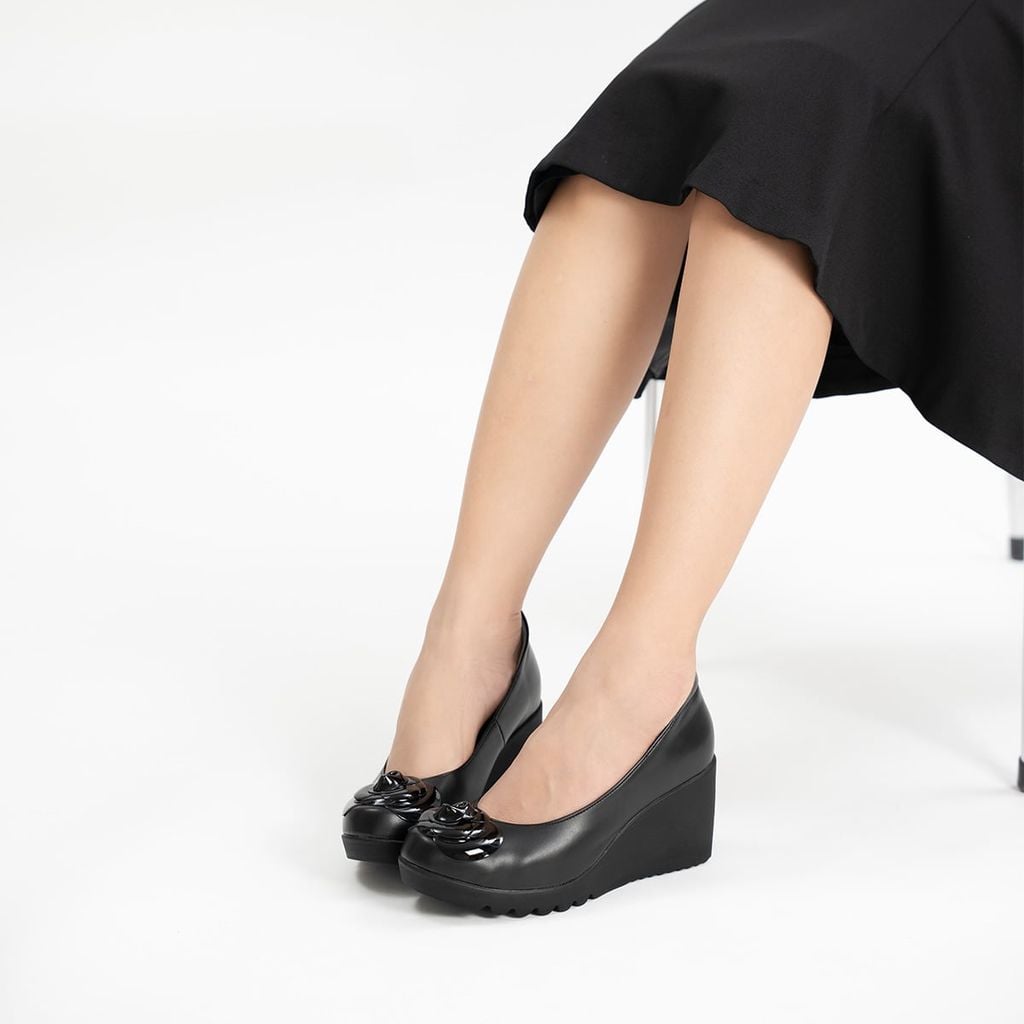 Giày da hoa trà Hana 7cm Kosu K-2606P