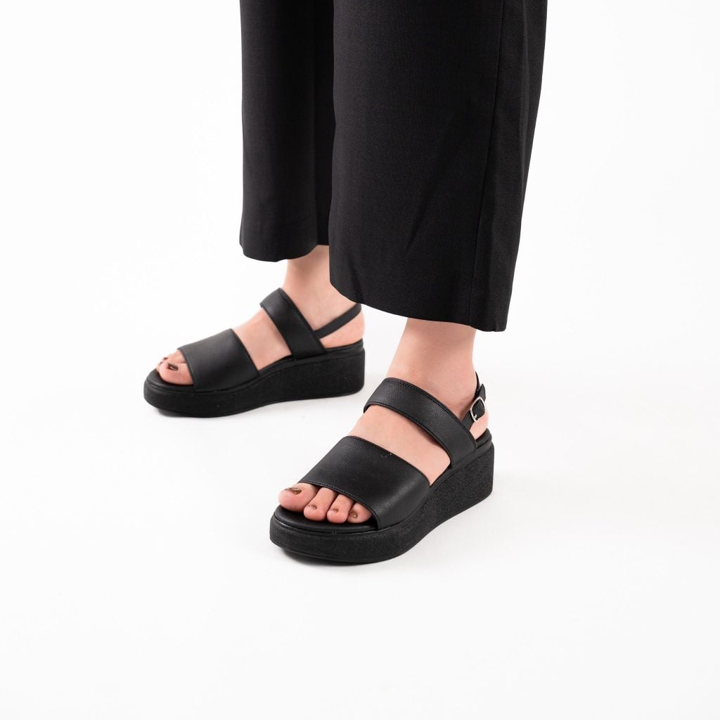 Sandal đế xuồng quai ngang 5,5cm Kosu K-25M17