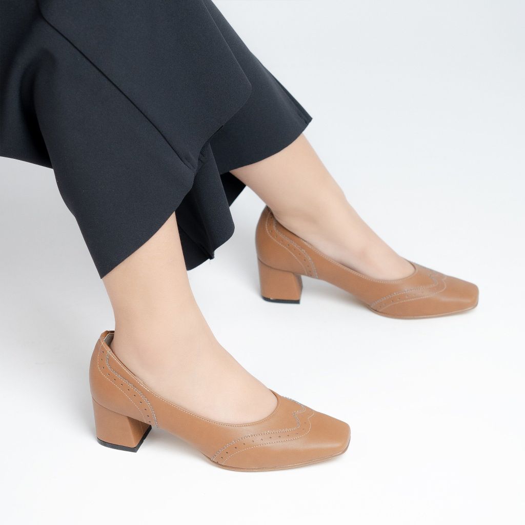 Giày da mũi vuông 5cm Kosu 2013