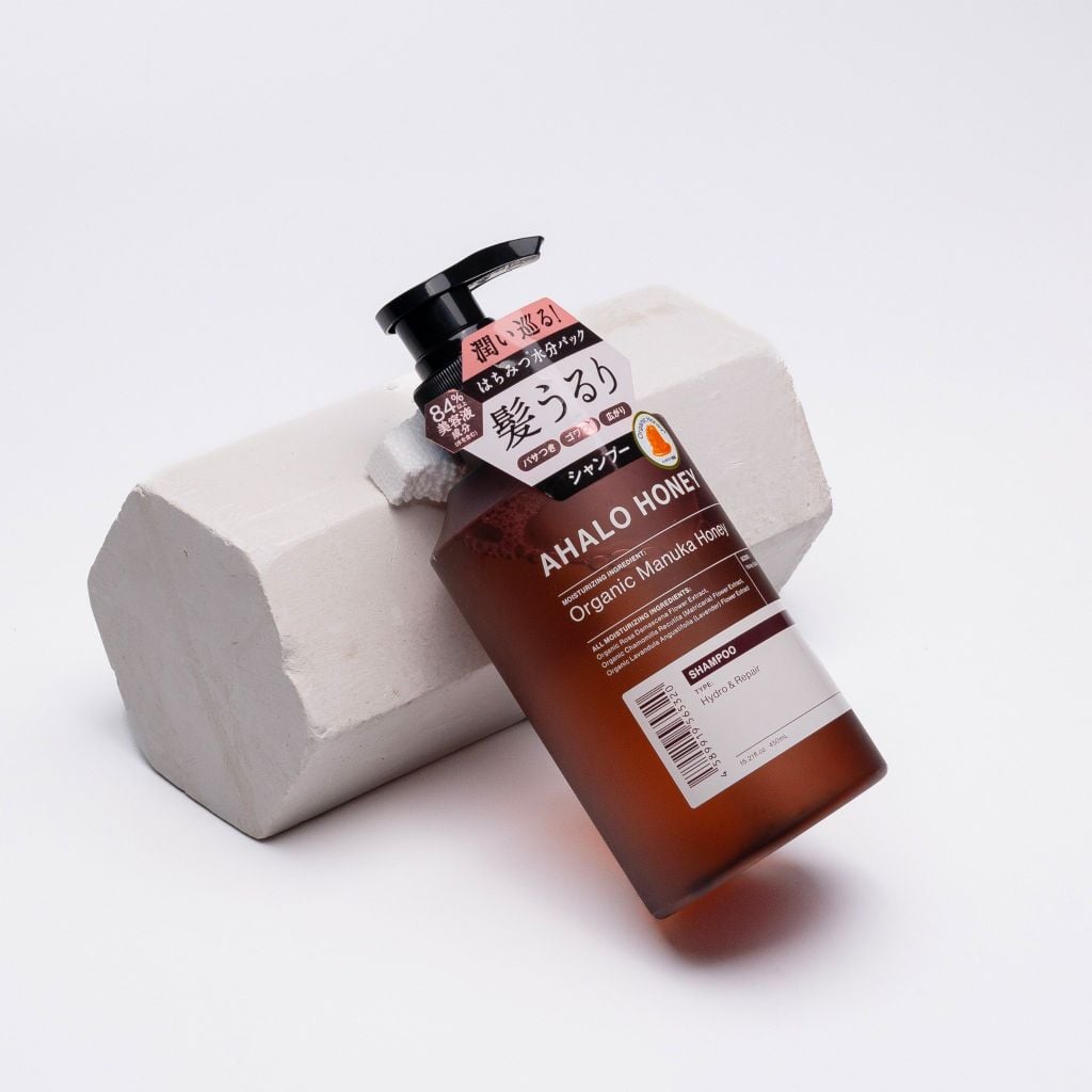 Dầu gội siêu dưỡng ẩm và phục hồi hư tổn Ahalo Honey 450ml