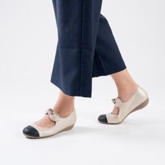 Giày da phối nơ Ami 2,5cm Kosu K-25M30