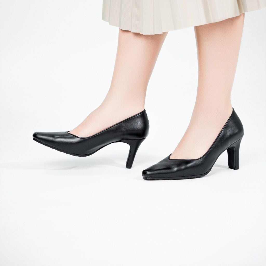 Giày da nữ cao gót 7cm Kosu K-23620
