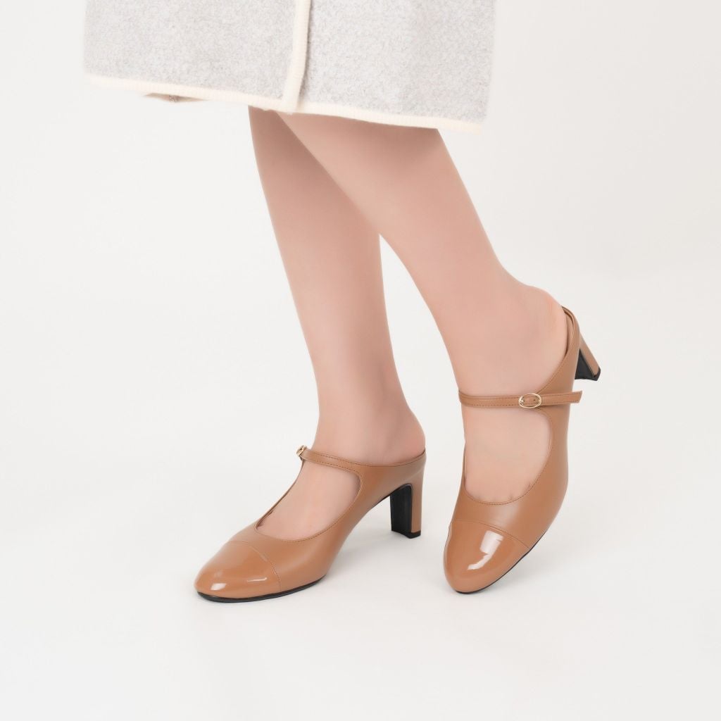 Giày mule Mary Jane 7cm Kosu K-24040