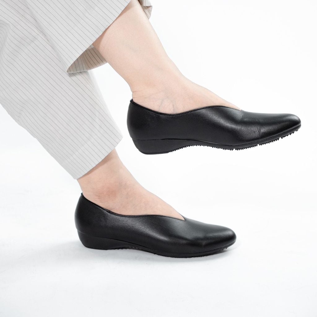 Giày da đế bệt V-cut Kosu KS-23115