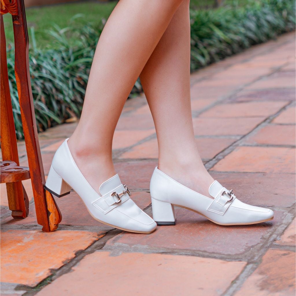 Giày da mũi vuông 5cm Loafer Kosu 2016