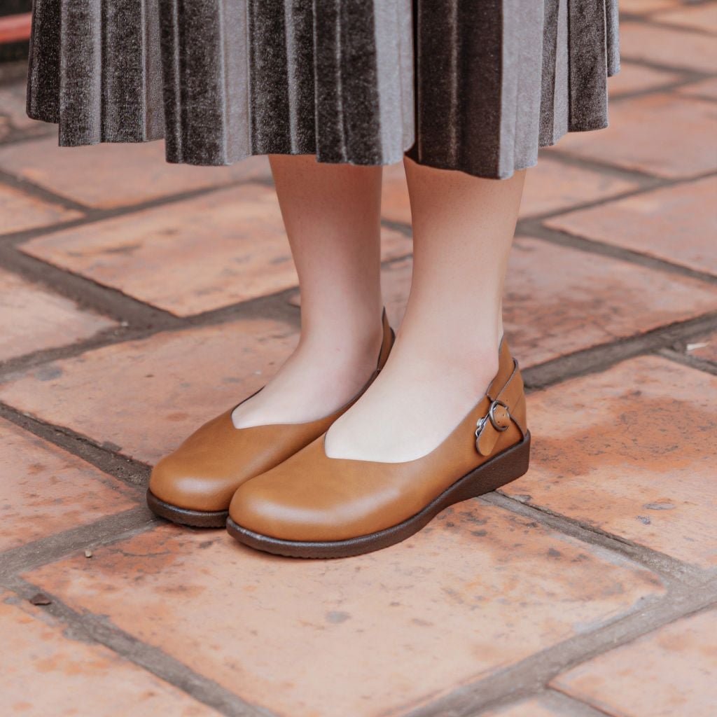 Giày da nữ 2,5cm 2way Kosu K-23131