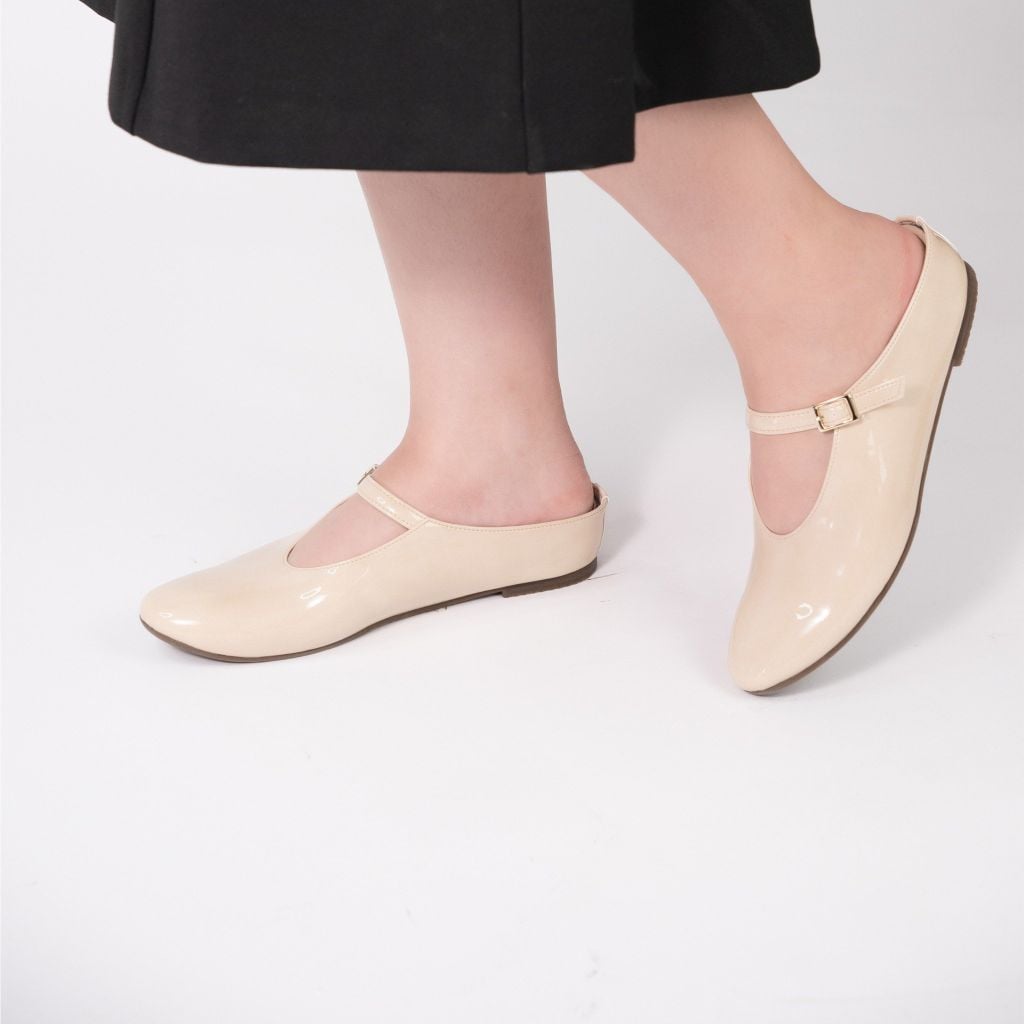 Giày mule đế bệt Mary Jane Kosu K-24257