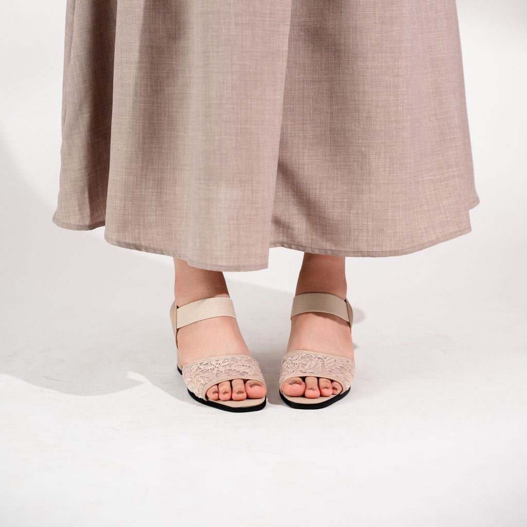 Sandal cao gót ankle strap 5,5cm Kosu K-25090